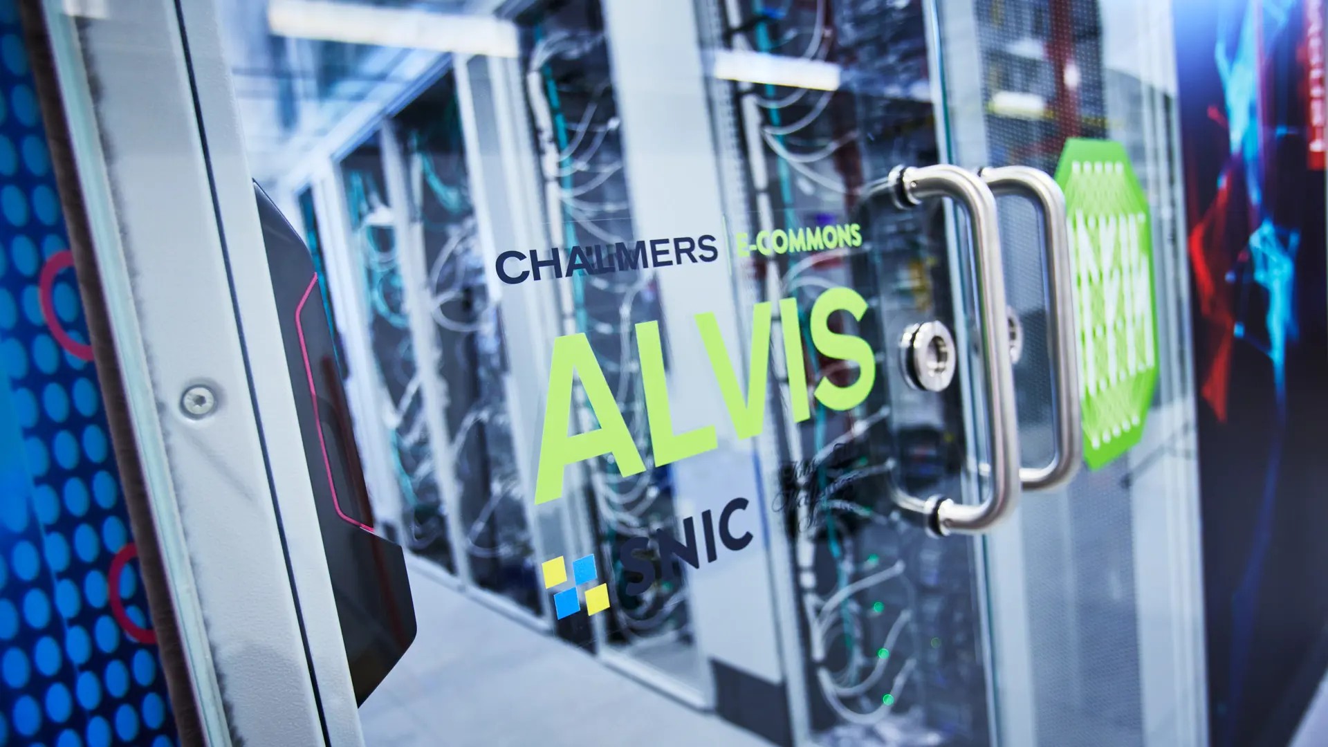 Image of the compute cluster Alvis.